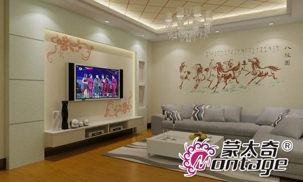 藝術環保壁材硅藻泥 為您打造時尚家居風